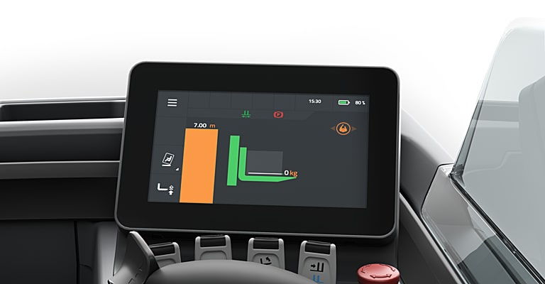 écran de contrôle Toyota BT Reflex