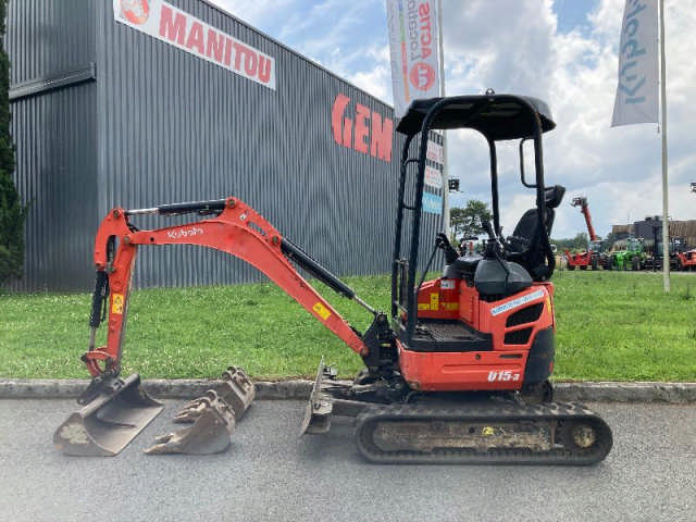 Mini-pelle KUBOTA U15-3 d'occasion