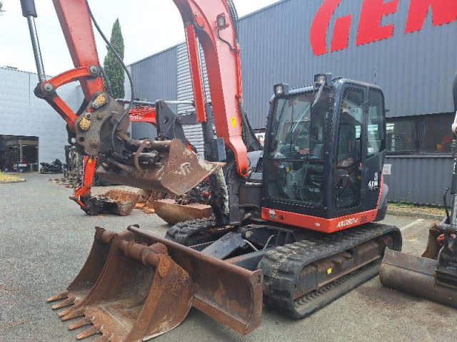 Mini-pelle KUBOTA KX080-4 d'occasion