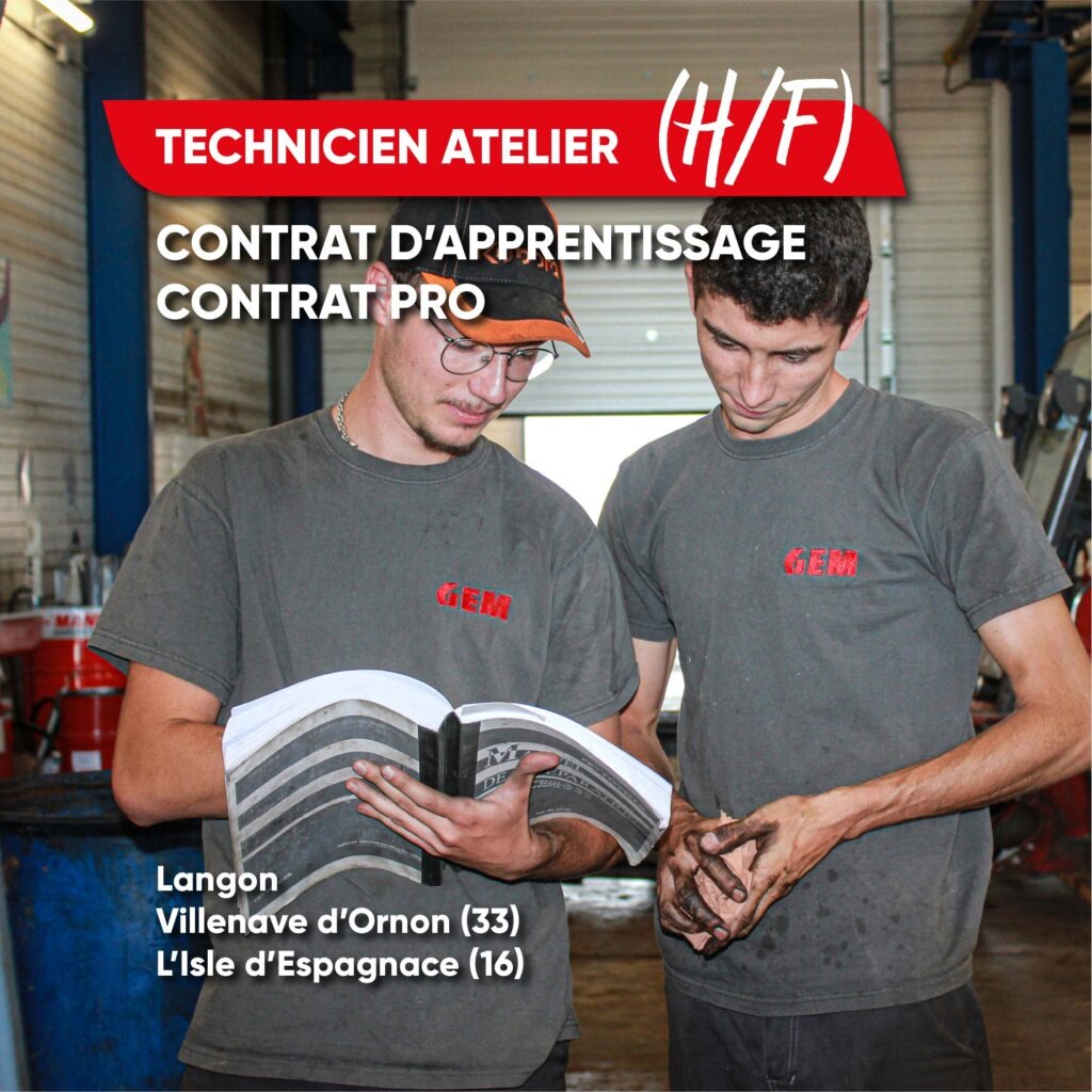 TECHNICIEN DE MAINTENANCE