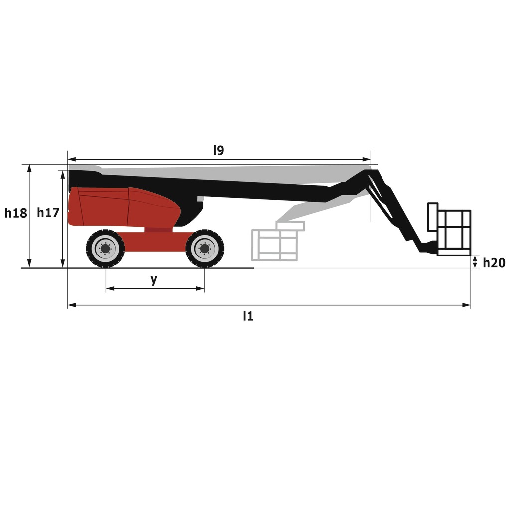 Schéma encombrement vue de côté