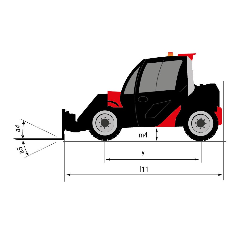 Schéma encombrement vue de côté