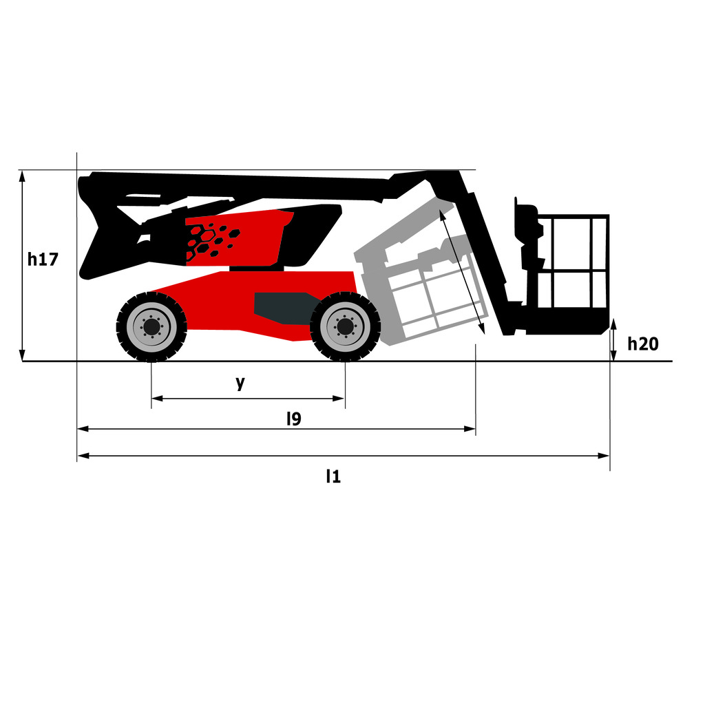 Schéma encombrement vue de côté