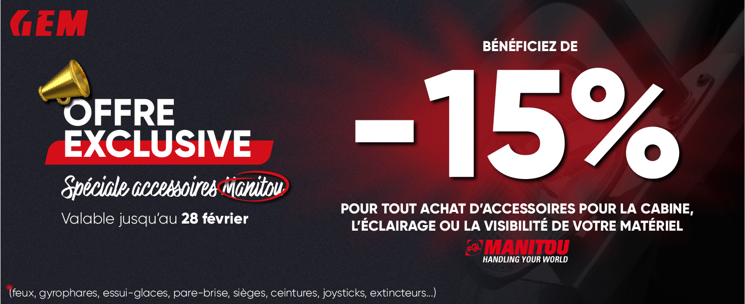 Un cadeau de fin d'année pour votre Manitou !