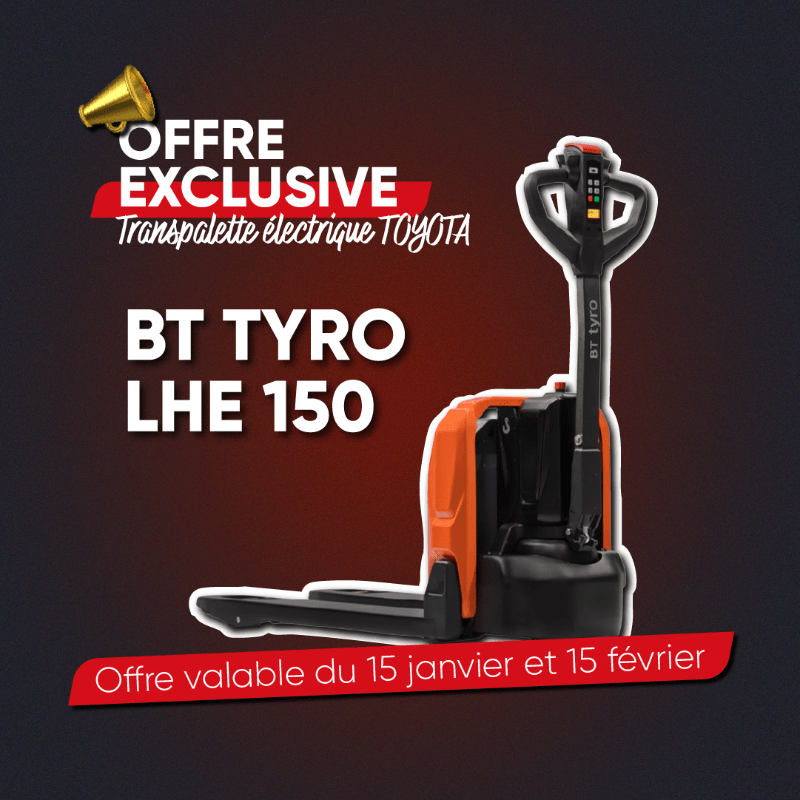 Promo transpalette électrique Toyota LHE 150