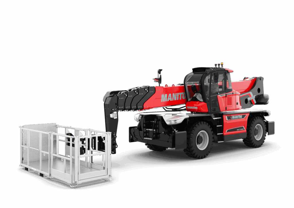 téléscopique rotatif et accessoires manitou mrt 4080-nacelle
